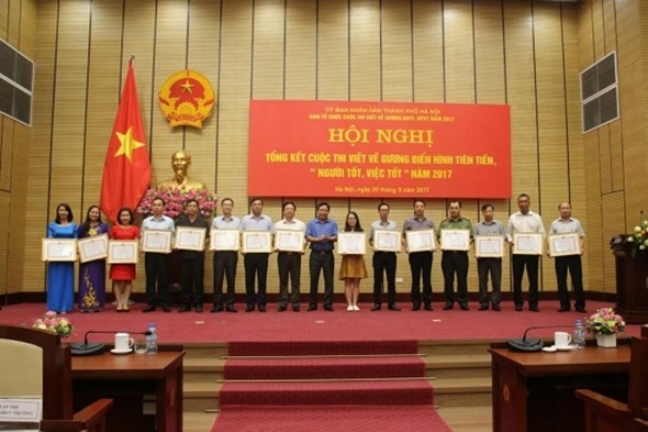 Hà Nội đẩy mạnh phong trào thi đua yêu nước qua cuộc thi viết về gương điển hình tiên tiến ảnh 1